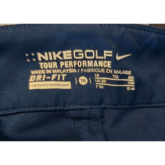 Nike Golf Tour Performance Dri-Fit Navy Skort With Pockets athletic hiking shop - Picture 4 of 10